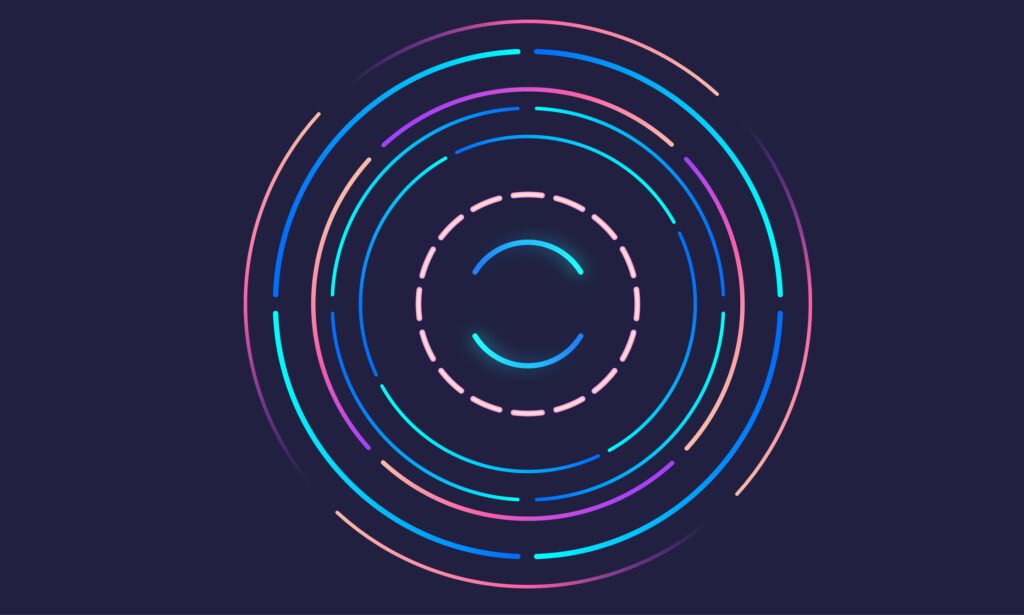 abstract vector background, spiral line